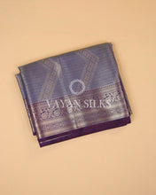 Load image into Gallery viewer, Blue Tissue Silk Saree