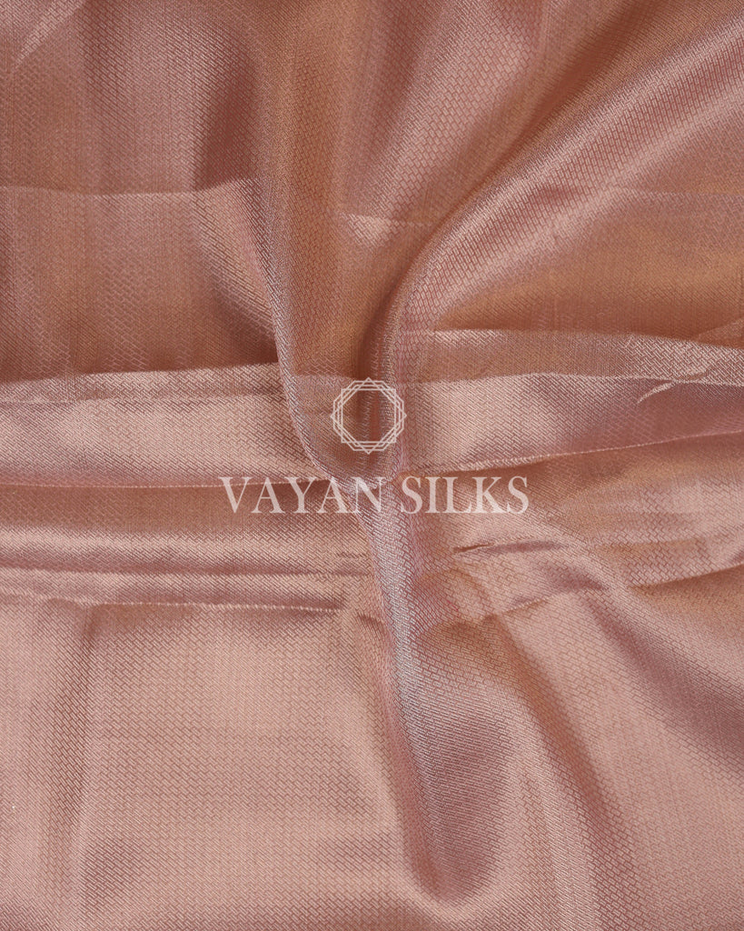 Light Pink Tissue Silk Saree