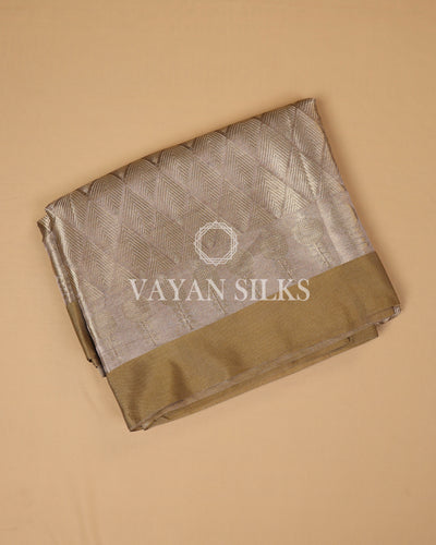 Mehendi Green Tissue Silk Saree