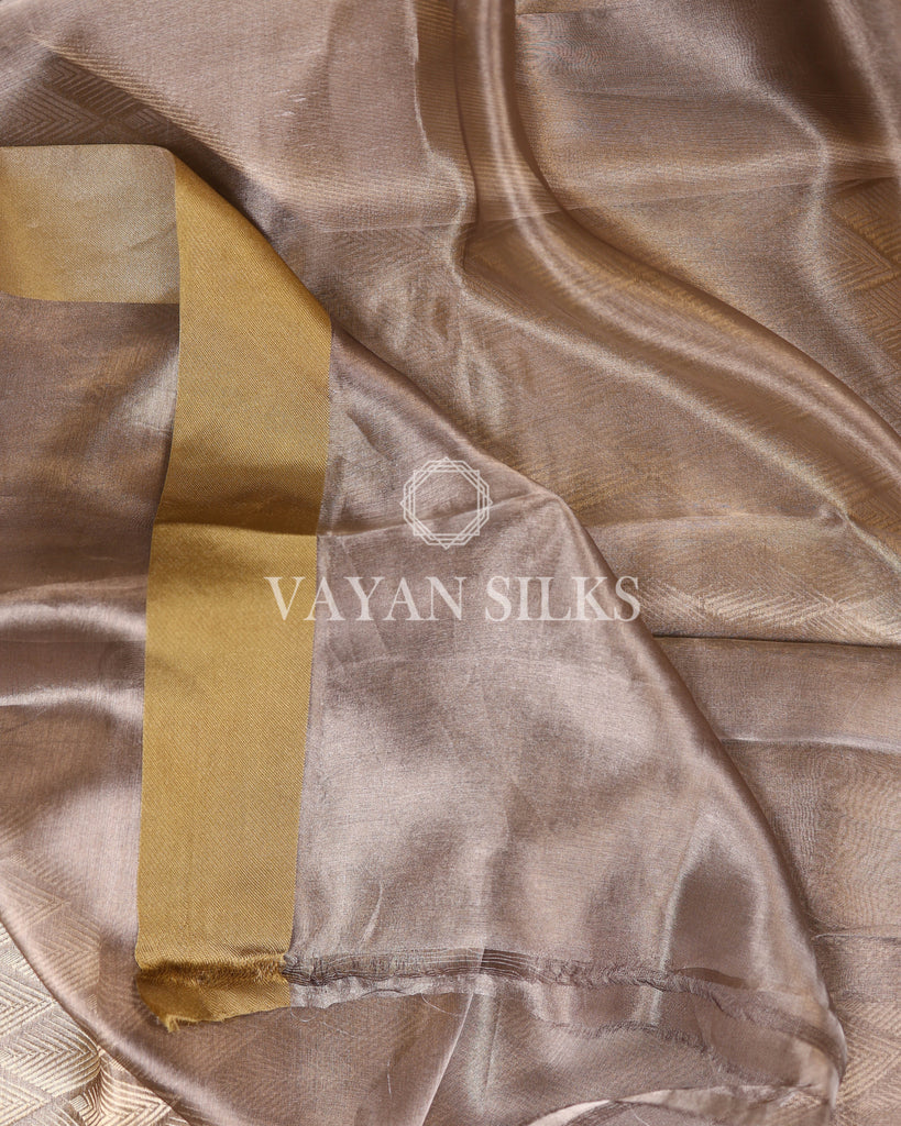 Mehendi Green Tissue Silk Saree