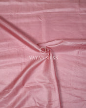 Load image into Gallery viewer, Pink Embroidered Pure Tussar Silk Saree