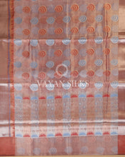 Load image into Gallery viewer, Pink Silver Multi Tissue Silk Saree