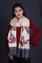 Load image into Gallery viewer, Multi Color Tussar Silk Printed Stole