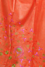 Load image into Gallery viewer, Green Orange Color Embroidered Suit Set
