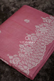 Nazaakat - Pink Saree with Thread Embroidery