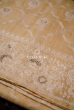 Nazaakat - Lemon Drop Saree with Thread Embroidery