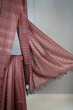 Load image into Gallery viewer, Brown Color Tussar Silk Hand Woven Saree