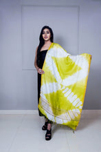 Load image into Gallery viewer, Green Color Tussar Blended Printed Dupatta