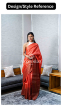 Load image into Gallery viewer, Grey Black Woven Tussar Silk Saree