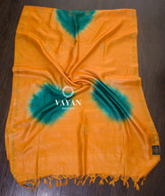 Load image into Gallery viewer, Green Mustard Tussar Suit Set